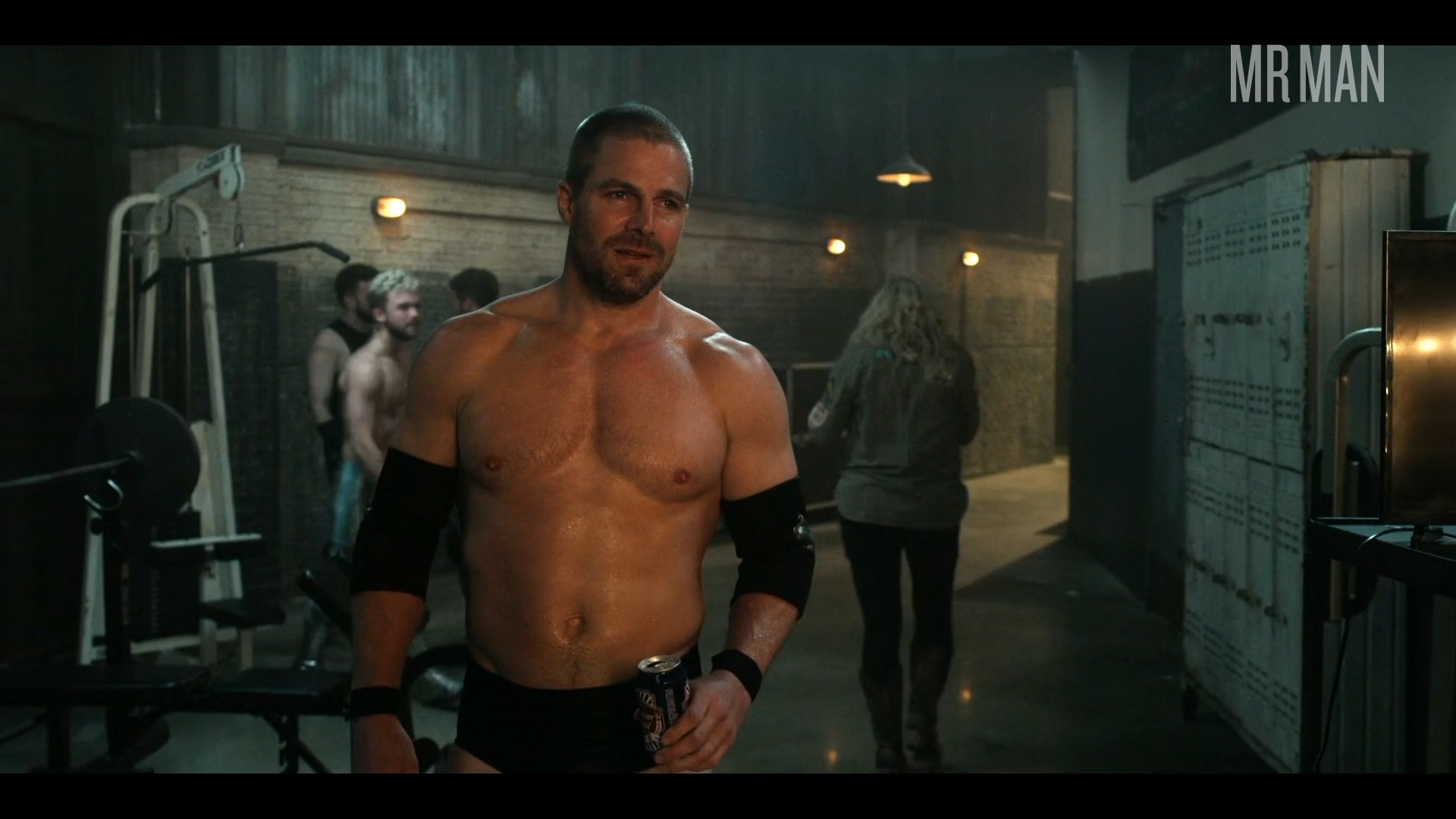 Sexiest Stephen Amell Scene in Heels. Shirtless, Underwear, bulge, sexy. 76651