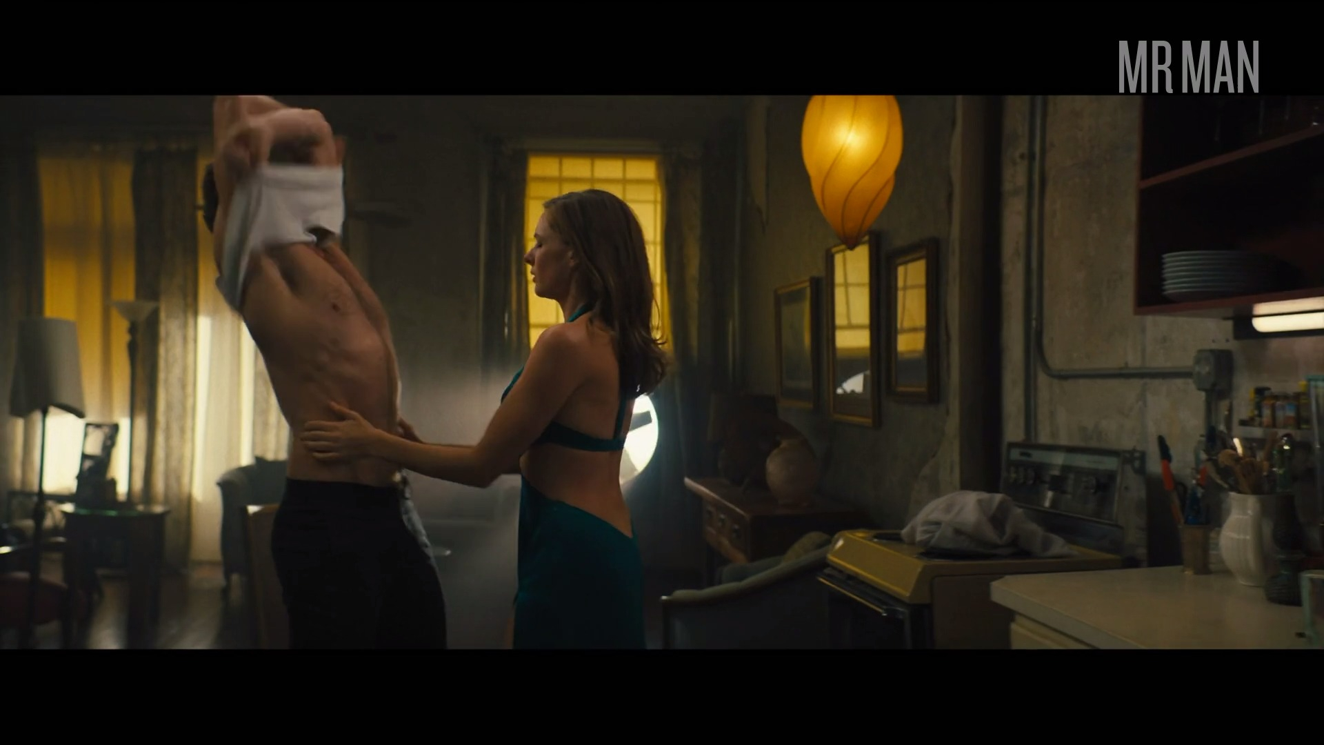 Hottest Hugh Jackman Scene in Reminiscence. Shirtless, Sexy, Straight, underwear. 64136
