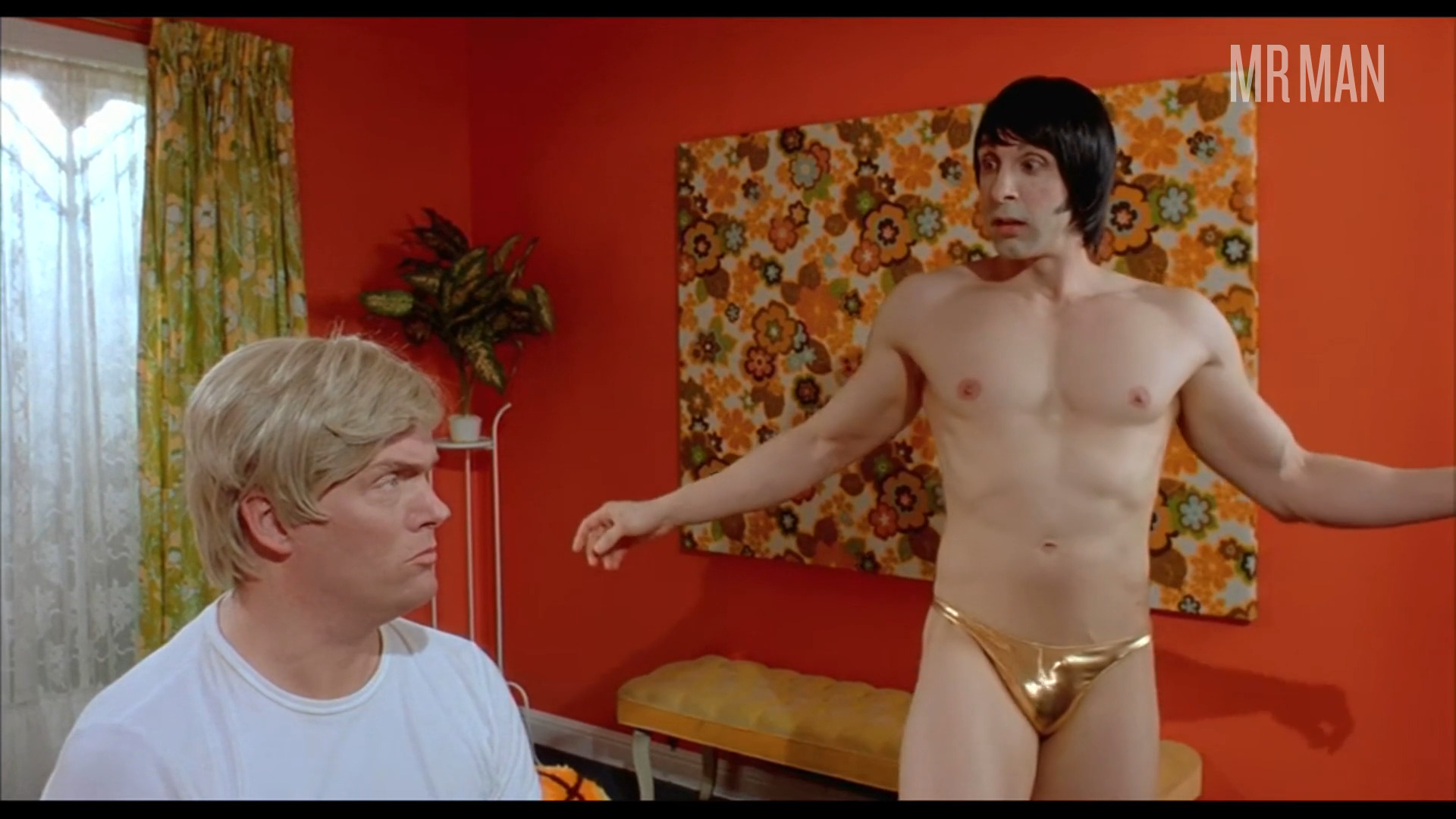 Hottest Barry Morse Scene in Viva. Bulge, Shirtless, Thong, Underwear, sexy. 64220