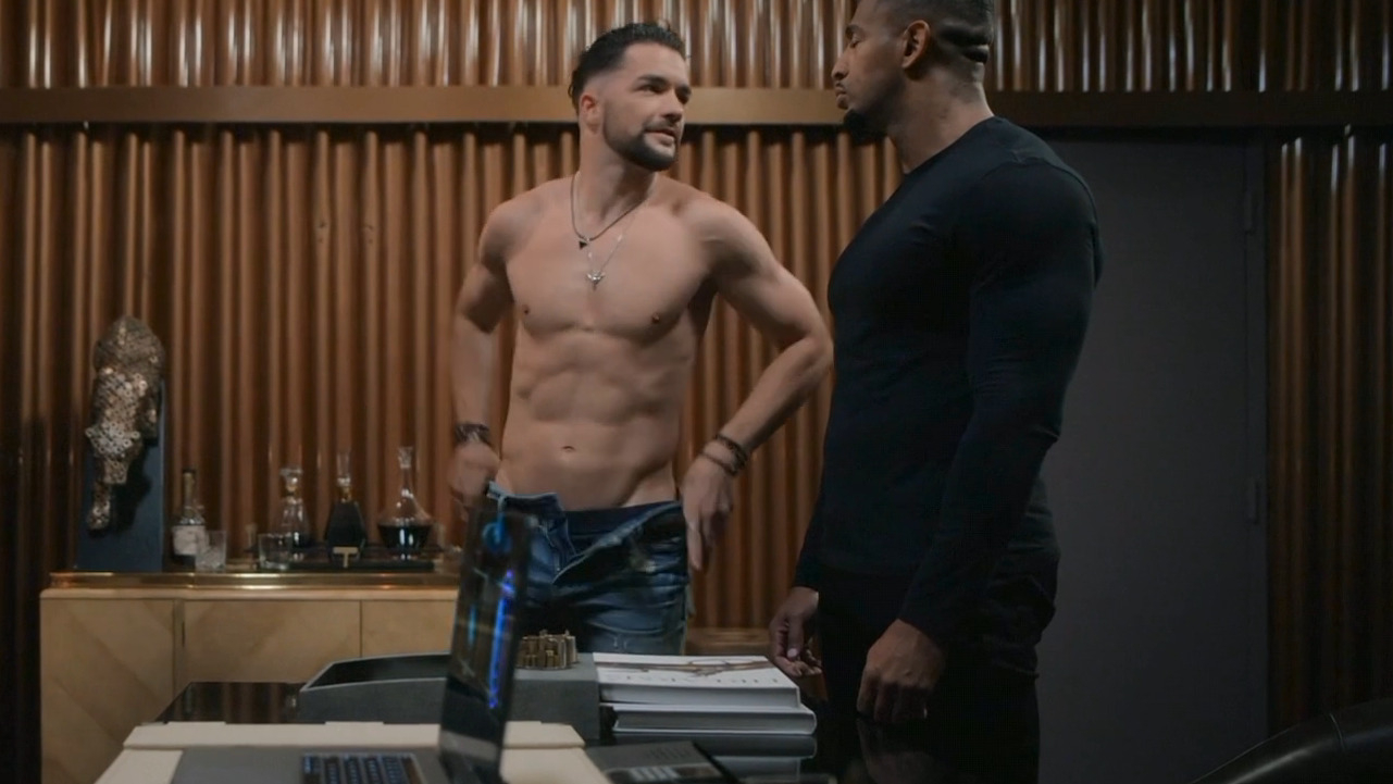 Hottest Tony Bellissimo Scene in All the Queen's Men. Sexy, Shirtless. 76628