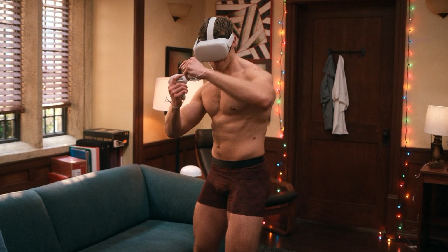 Sexiest Scenes of Parker from The Sex Lives of College Girls. Bulge, Sexy, Shirtless, Underwear. 80945