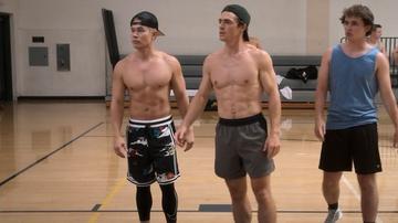 Spencer Neville, Colton Tran in The Sex Lives of College Girls (2021-2025) Shirtless Sexy Shirtless 74375