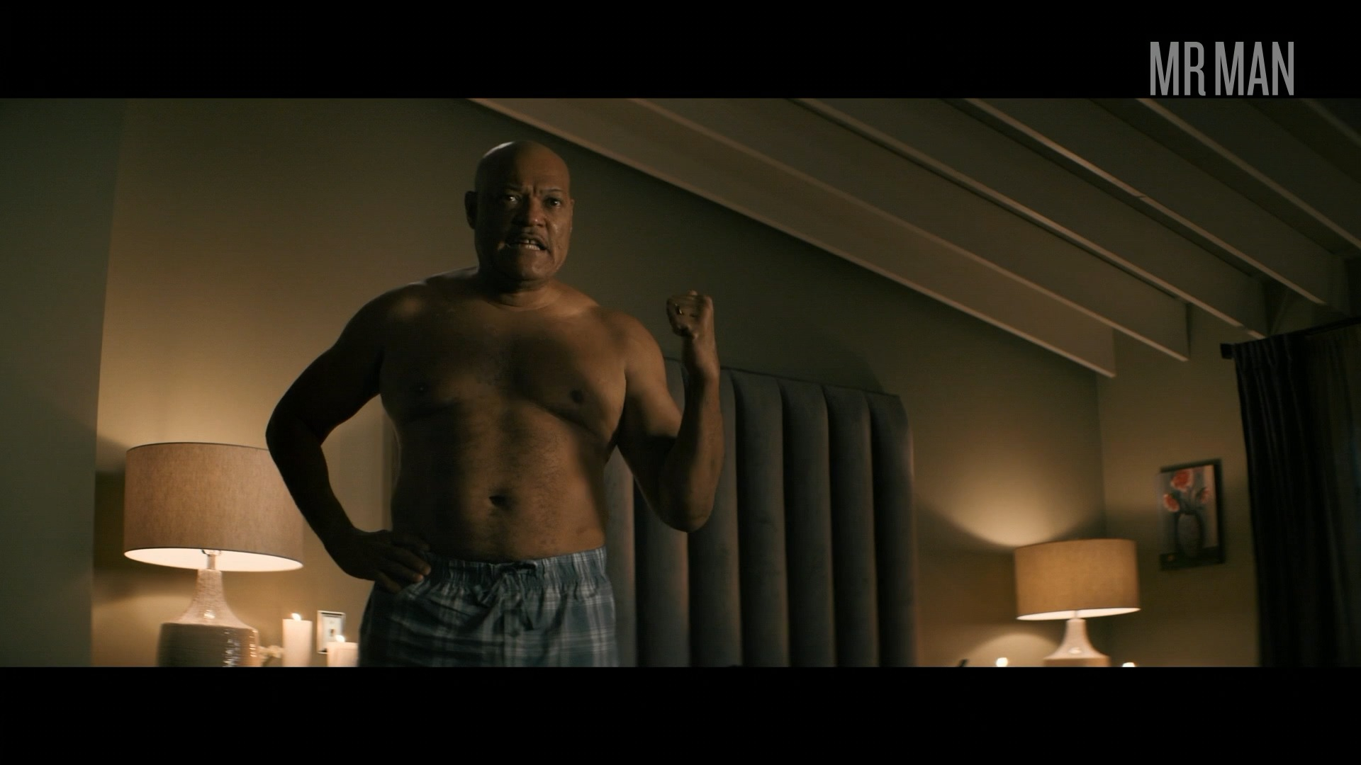 MacGruber's Sexiest Scenes with Laurence Fishburne. Shirtless, Straight. 67980