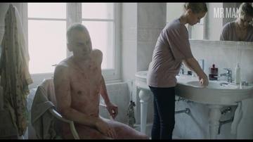 Lars Eidinger in My Little Sister (2020) Sexy Shirtless Butt Gay 68331