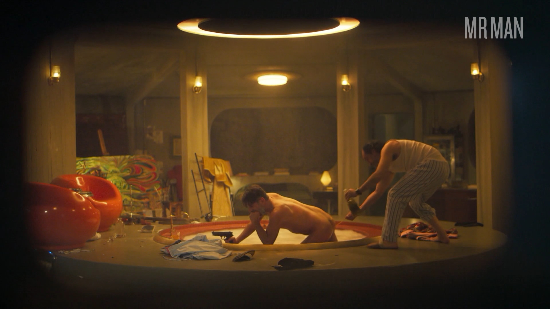 Miguel Rodarte Naked as Napoleón. Butt, Shirtless. 69147