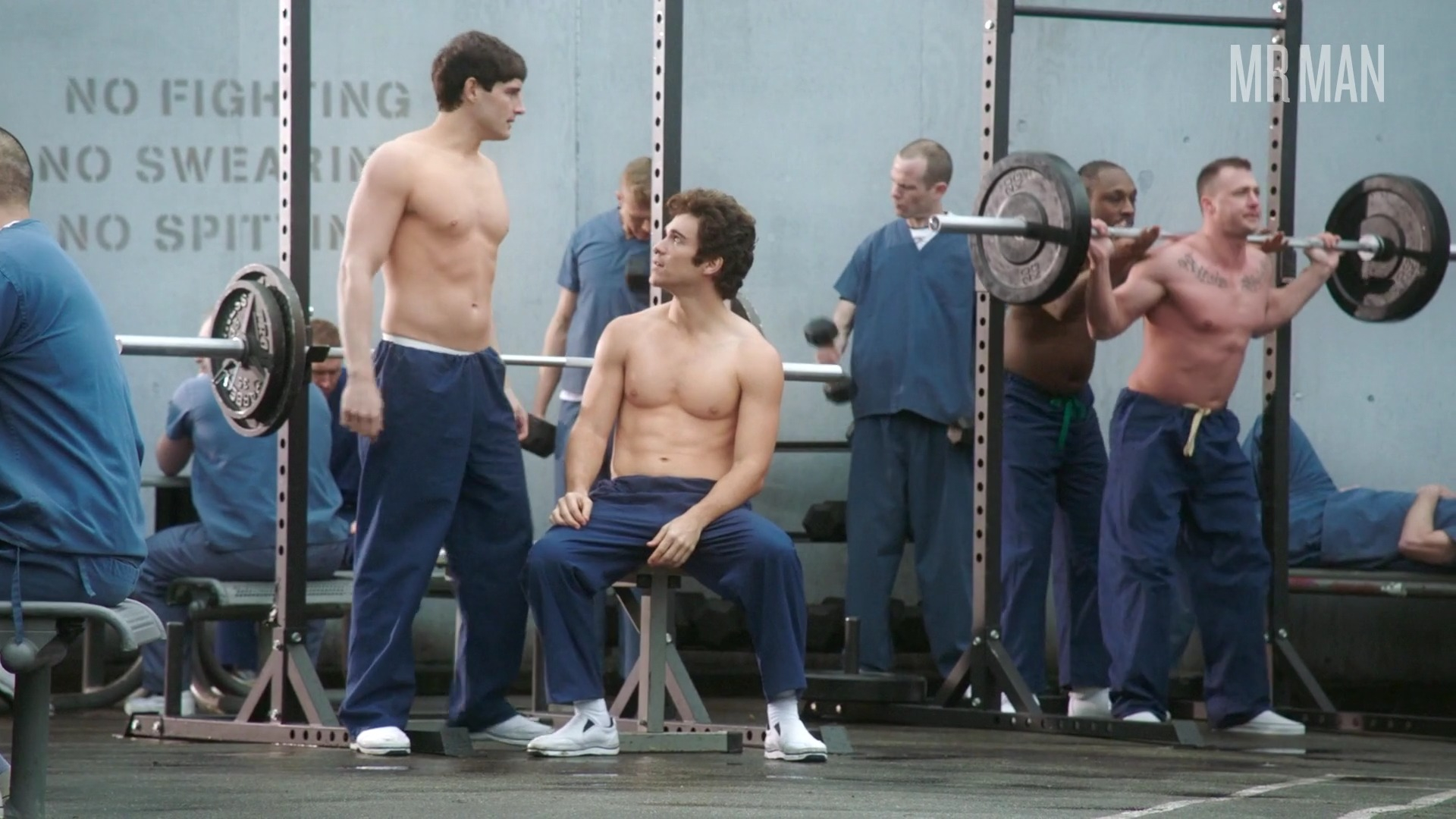 Menendez: Blood Brothers's Sexiest Scenes with Myko Olivier. Shirtless, butt, sexy. 69672