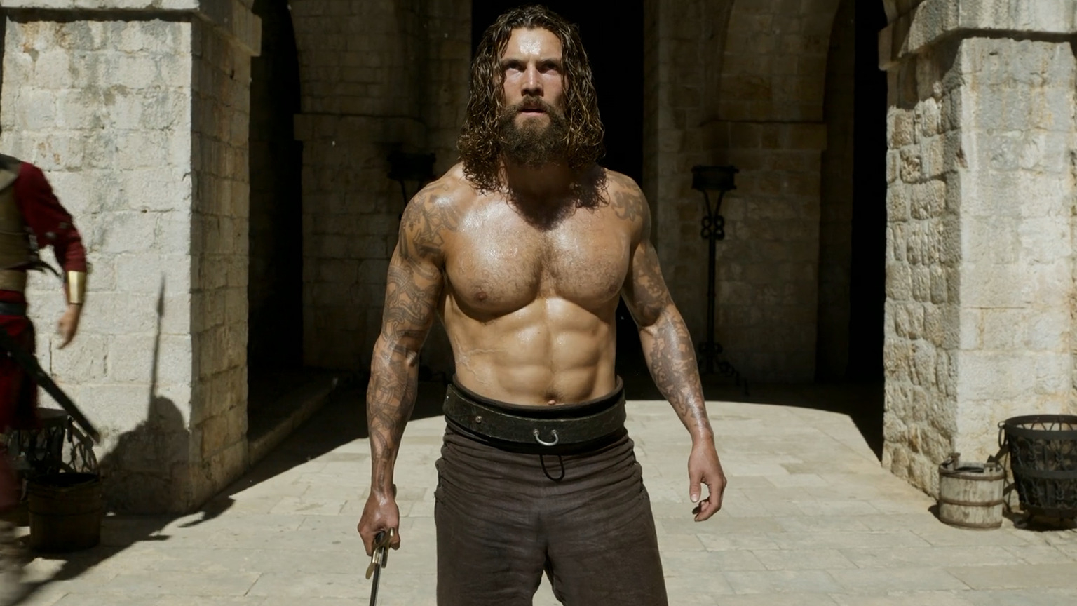 Hottest Leo Suter Scene in Vikings: Valhalla. Shirtless, butt, sexy. 79550