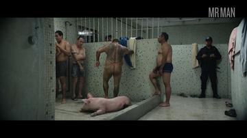 Tim Roth in Sundown (2022) Shirtless Underwear Bulge Butt 72483