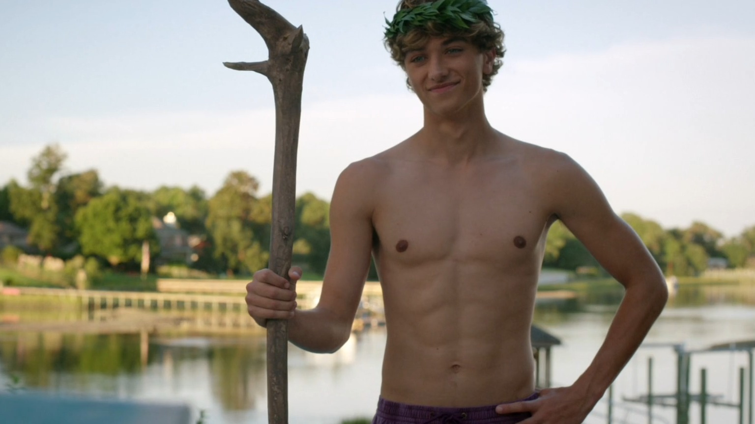 Sexiest Gavin Casalegno Scene in The Summer I Turned Pretty. Bathing Suit, Shirtless, gay, underwear. 73249