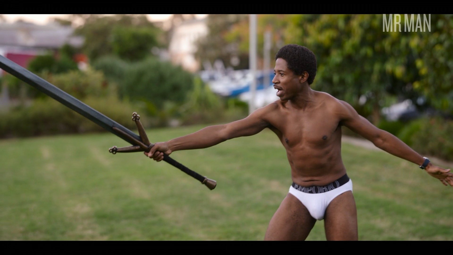 Sexiest Chris Sandiford Scene in God's Favorite Idiot. Shirtless, Underwear. 73255