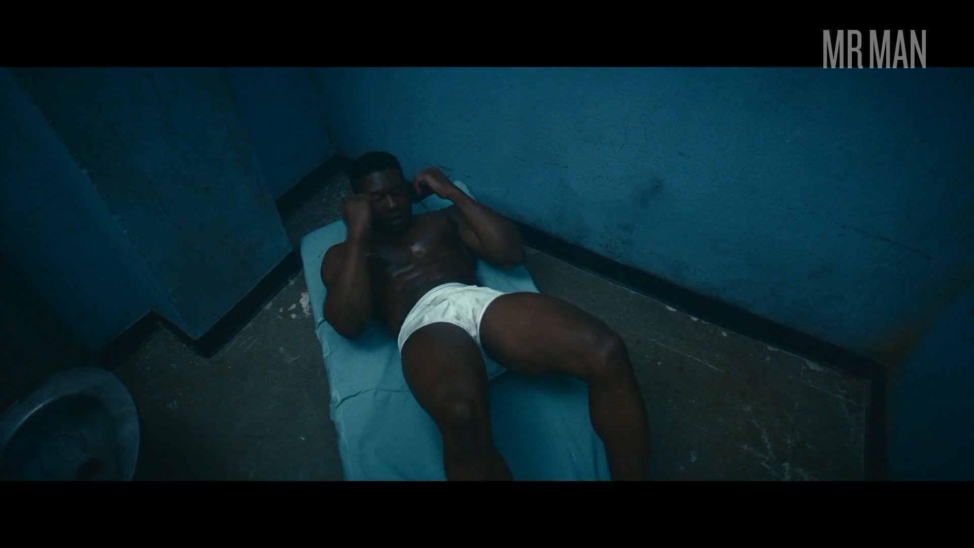 Hottest Trevante Rhodes Scene in Mike. Sexy, Shirtless, Underwear, butt. 73928