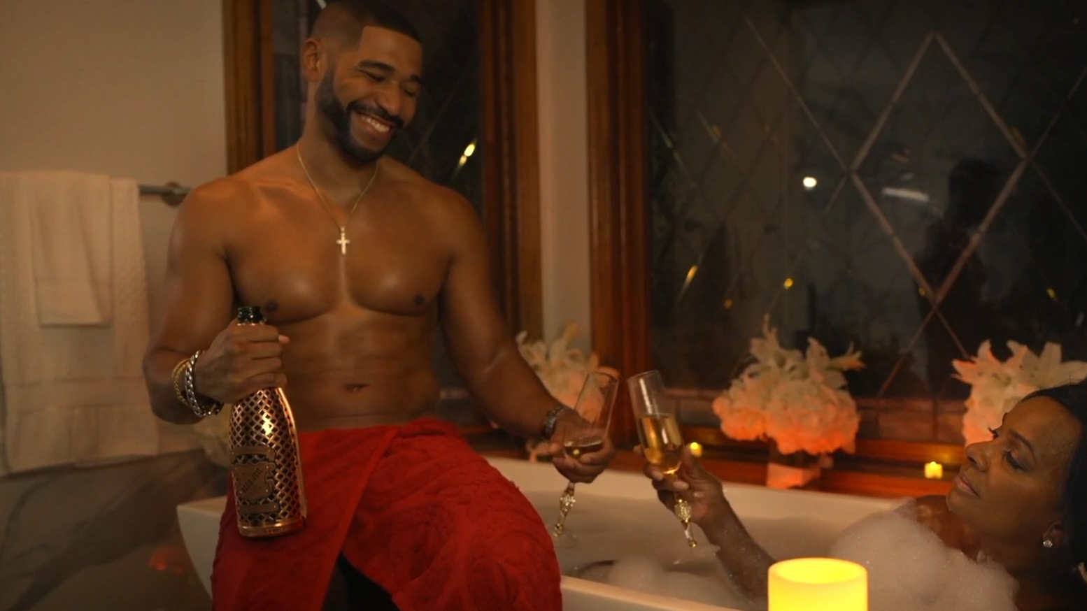 Sexiest Blue Kimble Scene in The Black Hamptons. Sexy, Shirtless, straight. 77773