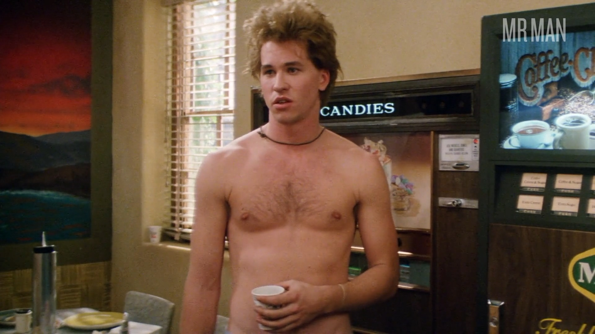 Sexiest Val Kilmer Scene in Real Genius. Shirtless. 73981