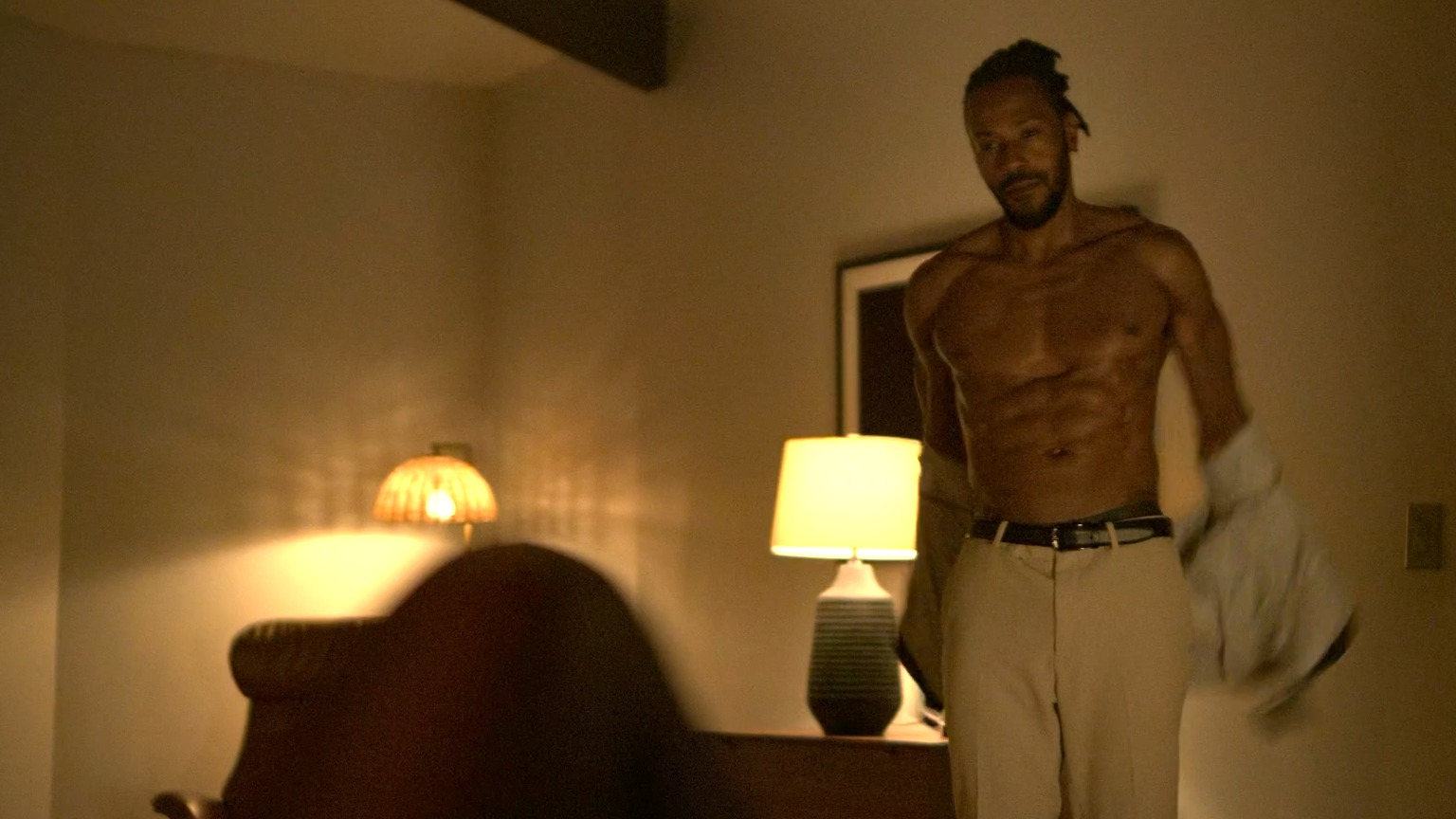 Hottest McKinley Freeman Scene in Reasonable Doubt. Shirtless, Straight, bulge, butt. 82478