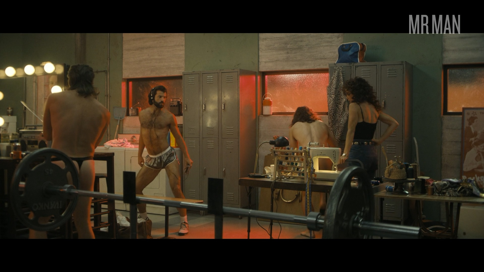 Max Teboul Nude as Chippendales Dancer. Butt, Shirtless, Thong, bulge, sexy. 74522