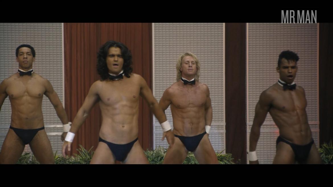 Michael Graceffa, Spencer Boldman, Devinn Harris, Scott Myrick, Ricky Jaime in Welcome to Chippendales (2022-2023) Shirtless Underwear Bulge Butt 7457