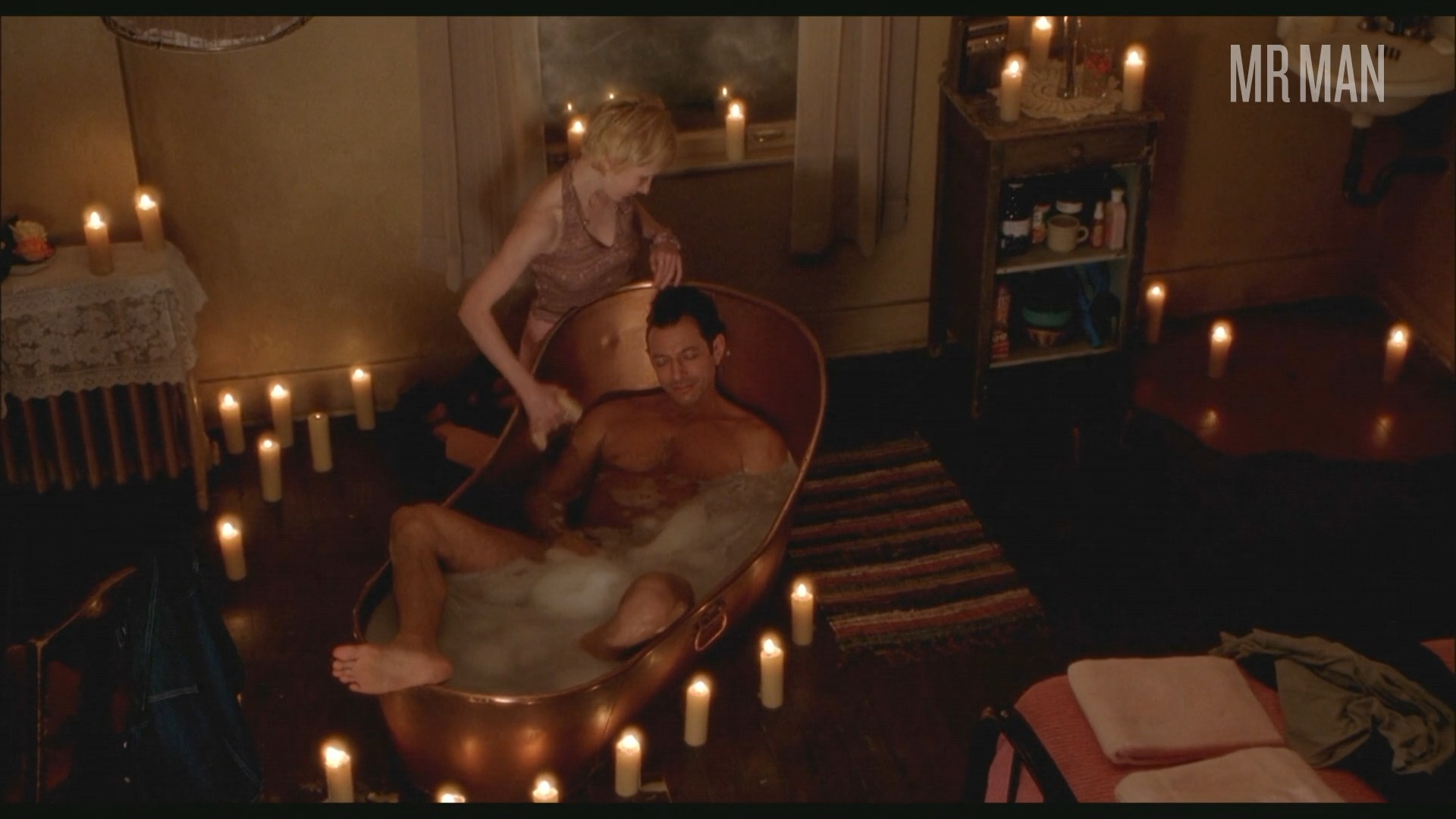 Hottest Jeff Goldblum Scene in Auggie Rose. Shirtless. 74780