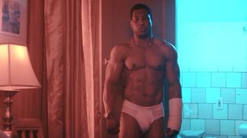 Hottest Jonathan Majors Scene in Magazine Dreams. Bulge, Shirtless, Underwear. 81746