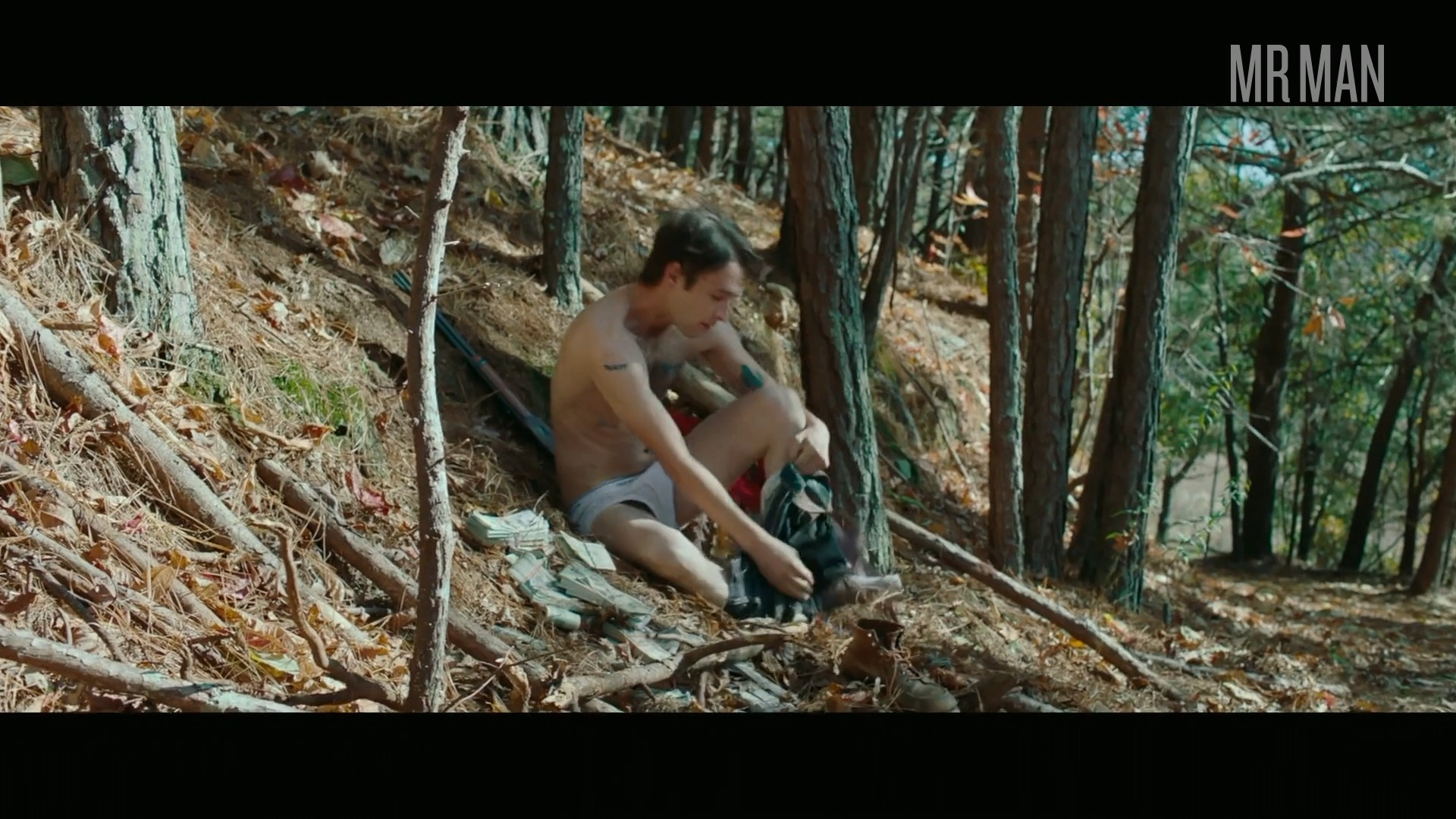 Devil's Peak's Sexiest Scenes with Hopper Penn. Shirtless, Underwear. 75234
