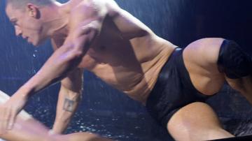 Sexiest Scenes of Mike Lane from Magic Mike's Last Dance. Bulge, Sexy, Shirtless, Underwear, butt. 75263