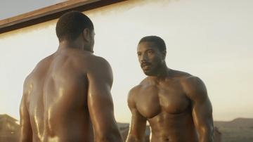 Michael B. Jordan, Jonathan Majors in Creed III (2023) Shirtless Shirtless 76092