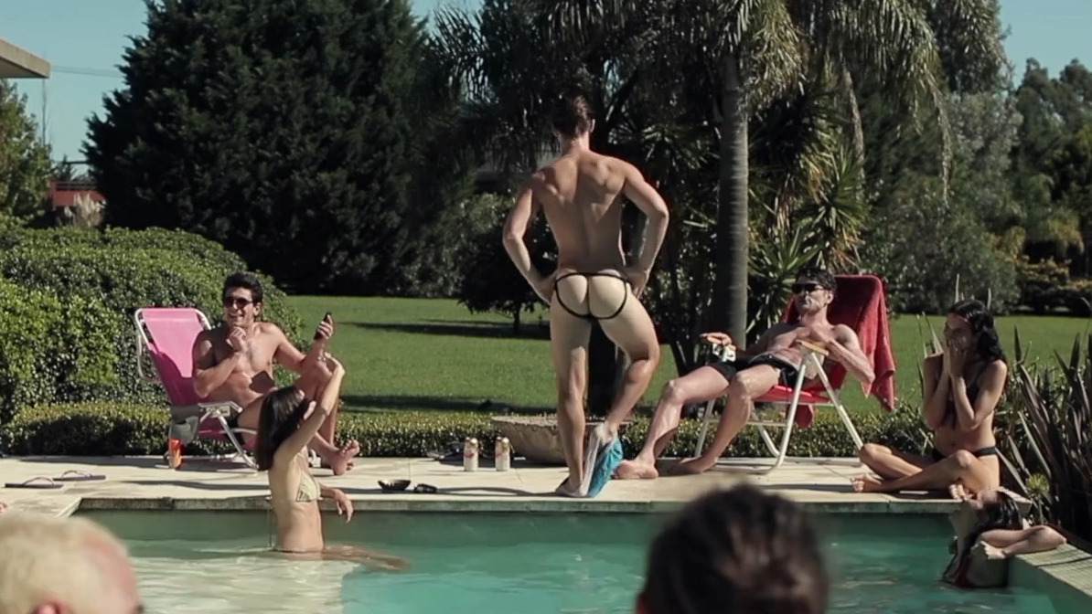 Bruno Giganti Nude as Nico. Bulge, Butt, Shirtless, Sexy, Thong, balls, erect. 76394
