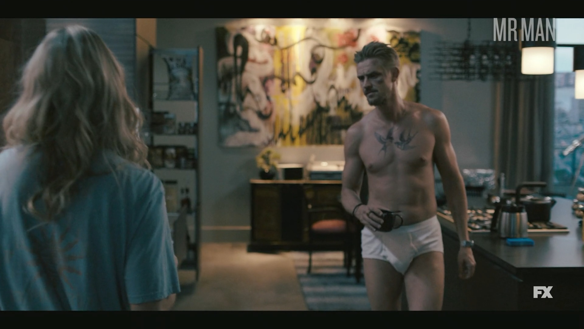 Hottest Boyd Holbrook Scene in Justified: City Primeval. Shirtless, Underwear, bulge, butt. 76544