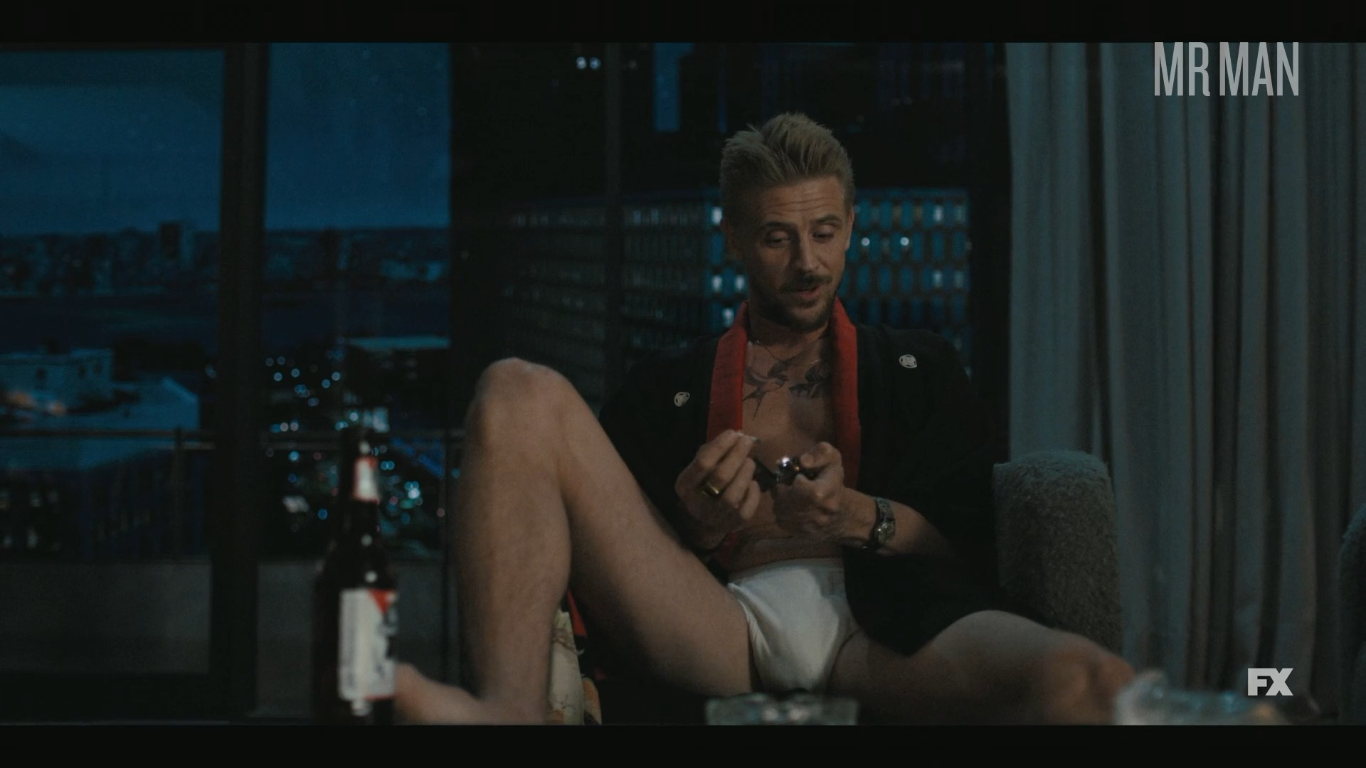 Sexiest Boyd Holbrook Scene in Justified: City Primeval. Shirtless, Underwear, Bulge, butt, sexy. 76681