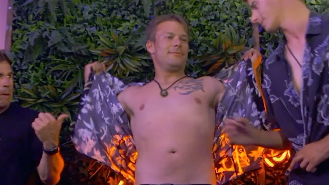 Hottest Harry Van Vliet Scene in Below Deck Down Under. Shirtless, bathing suit, bulge. 76970