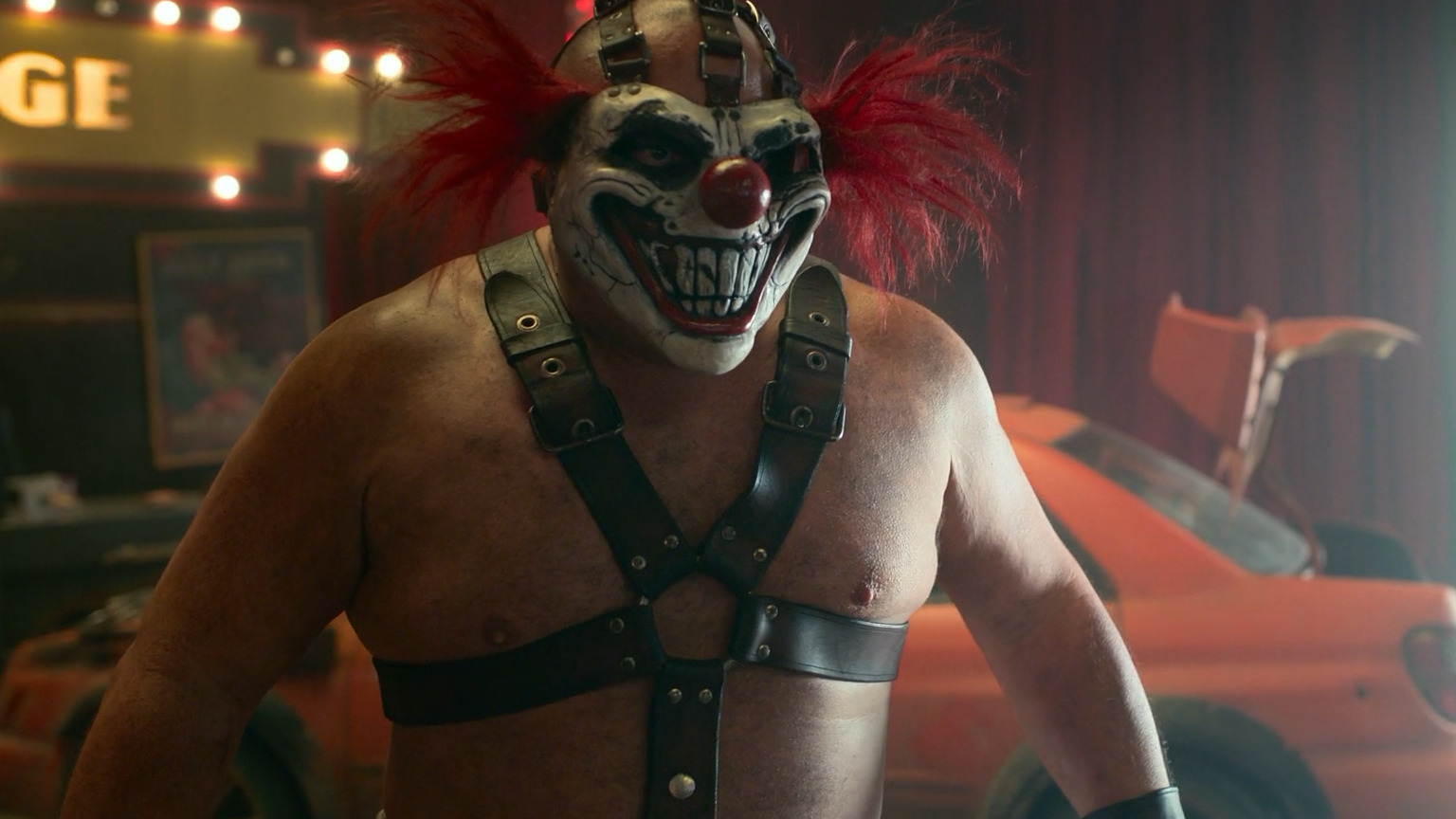 Twisted Metal's Sexiest Scenes with Samoa Joe. Shirtless. 76554