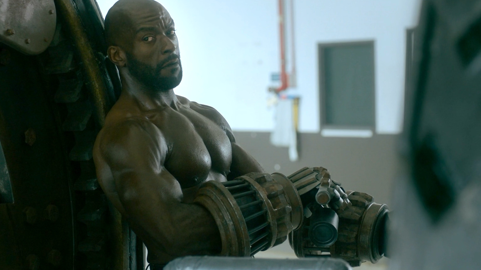 Twisted Metal's Sexiest Scenes with Michael James Shaw. Shirtless. 82182