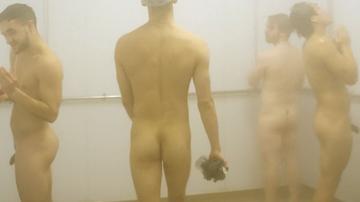 Rufus Shaljean, Tayler Marshall, James Campbell, Jack McGinn, Gregory Fung, Felipe Gebara Pachecho in Patterns (2023) Butt Penis Shirtless Balls Balls