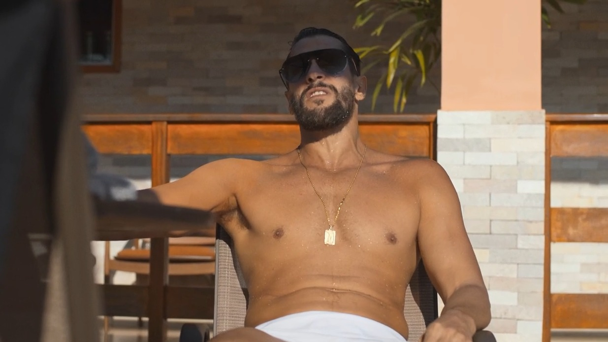 New Bandits's Sexiest Scenes with Bruno Bellarmino. Bathing Suit, Shirtless, Bulge. 83802