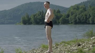 Sexiest Rudolf Höss Scenes. Bathing Suit, Bulge, Shirtless. 78724