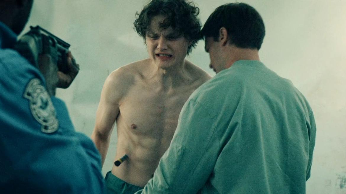 Sexiest Asa Germann Scene in Gen V. Shirtless, sexy, straight. 77065