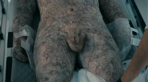 Hamish Linklater Naked in Gen V. Butt, Straight, Balls, Penis, Prosthetic, Shirtless, butthole. 82471