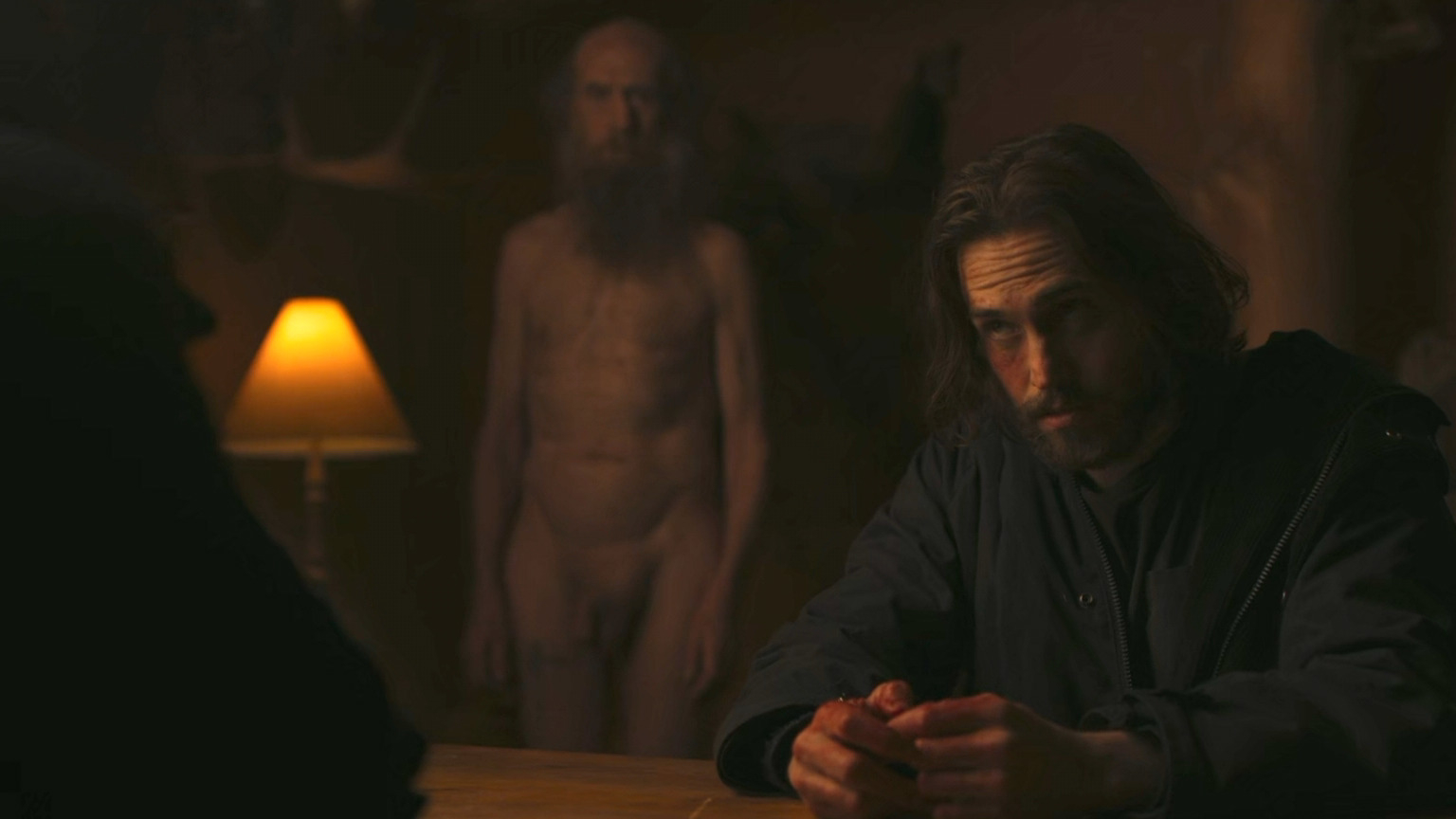Laura's Grandpa from Deliver Us Naked. Balls, Penis, Shirtless. 77153