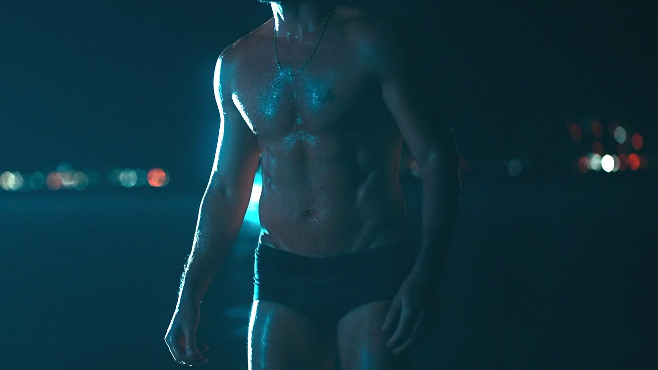 Sexiest Leandro Lima Scene in Burning Betrayal. Bathing Suit, Bulge, Sexy, Shirtless, Straight, butt, penis. 77305