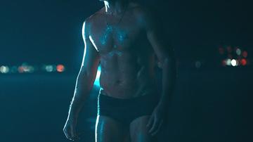 Sexiest Leandro Lima Scene in Burning Betrayal. Bathing Suit, Bulge, Sexy, Shirtless, Straight, butt, penis. 77305
