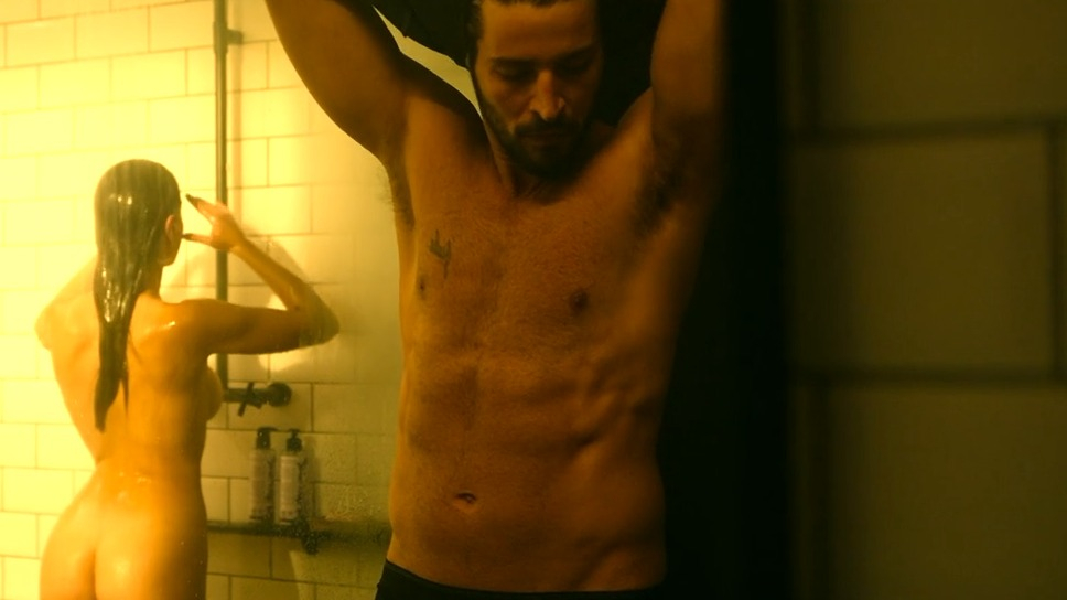 Hottest Leandro Lima Scene in Burning Betrayal. Sexy, Shirtless, Straight, bathing suit, bulge. 77312