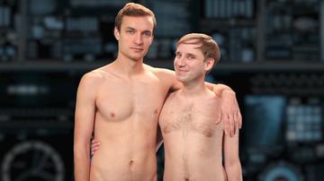 Graham Stokes Naked in Disorienting Dick. Balls, Penis, Shirtless, butt, erect. 77389