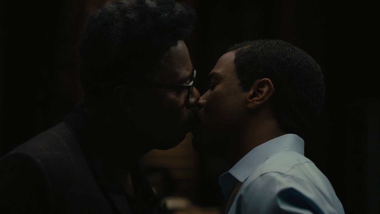 Sexiest Scenes of Bayard Rustin from Rustin. Gay, shirtless. 77561