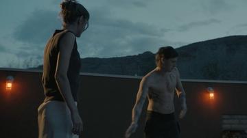Harris Dickinson in A Murder at the End of the World (2023) Shirtless Shirtless Straight 77601