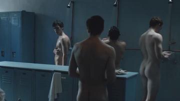 Samuel H. Levine, Zane Pais, Jonathan Raviv, Riley Barnes, Drew Reade in Minyan (2020) Butt Shirtless Bulge Underwear Bulge Butt 77667