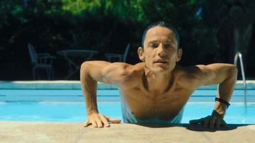 Sexiest Xavier Lafitte Scene in Untameable. Bathing Suit, Shirtless. 77893