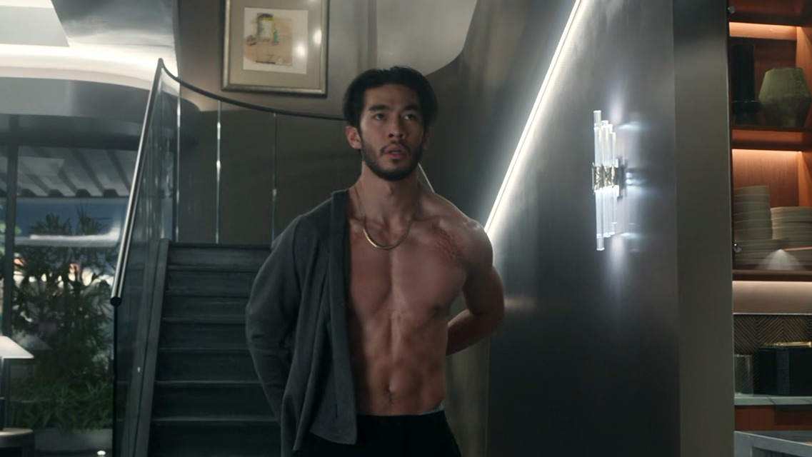 Hottest Justin Chien Scene in The Brothers Sun. Sexy, Shirtless, straight. 77924