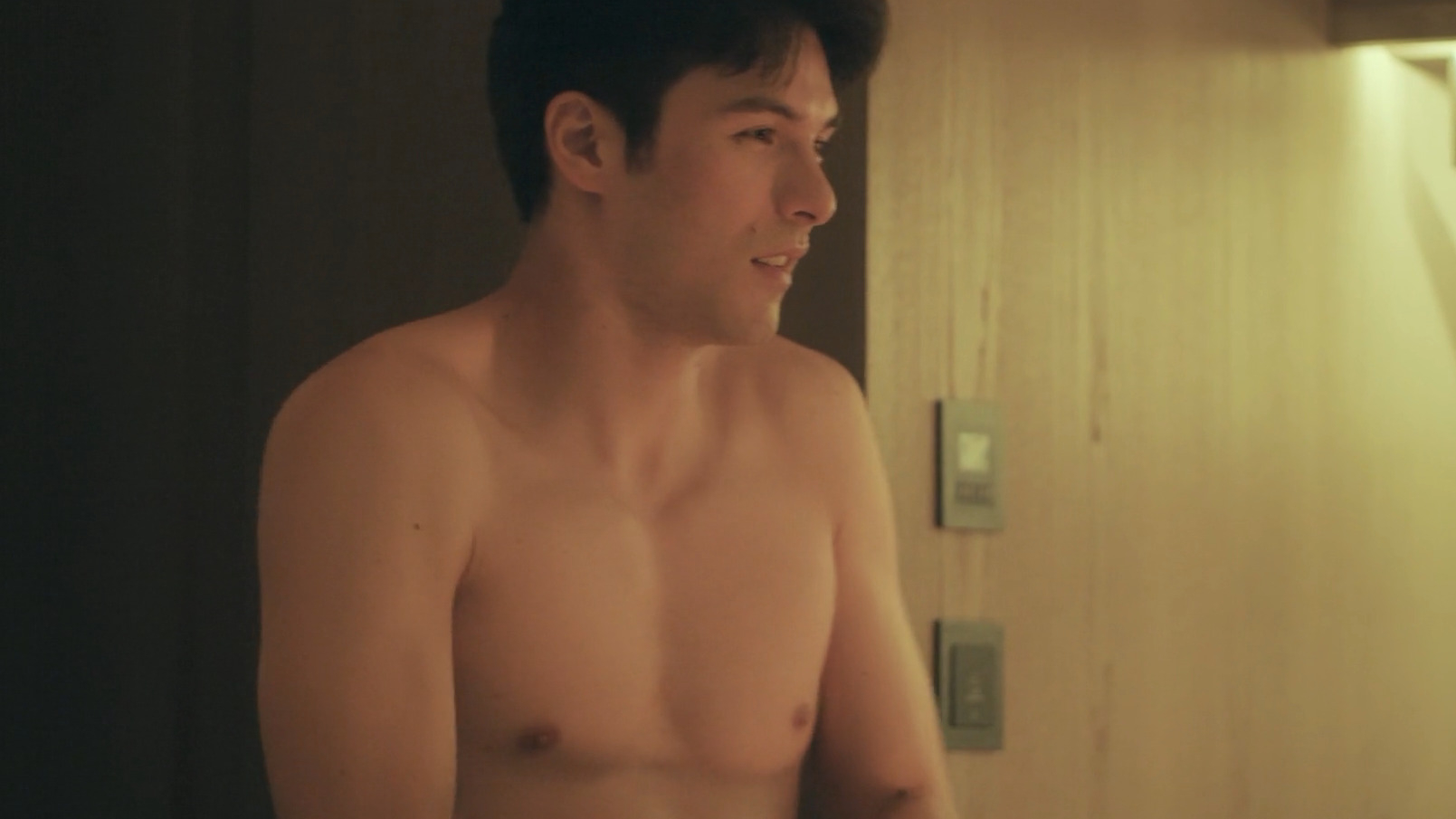 Hottest Rhydian Vaughan Scene in Let's Talk About CHU. Sexy, Shirtless, Straight. 78140