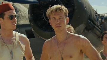 Austin Butler in Masters of the Air (2024) Shirtless Shirtless 78175