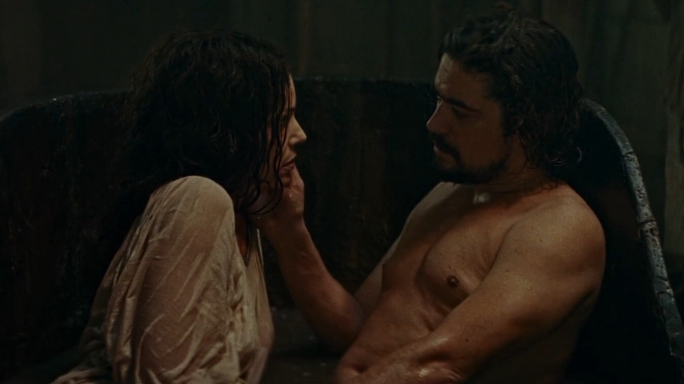 Sexiest Riccardo Scamarcio Scene in Caravaggio's Shadow. Shirtless, Straight, butt. 78229