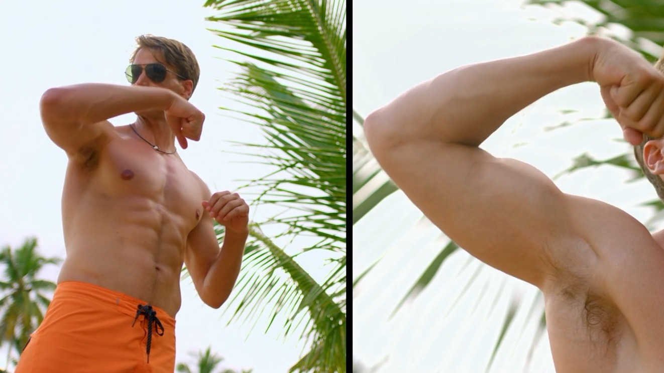 Sexiest Scenes of Travis Maddox from Beautiful Wedding. Bathing Suit, Shirtless, body double, butt. 79385